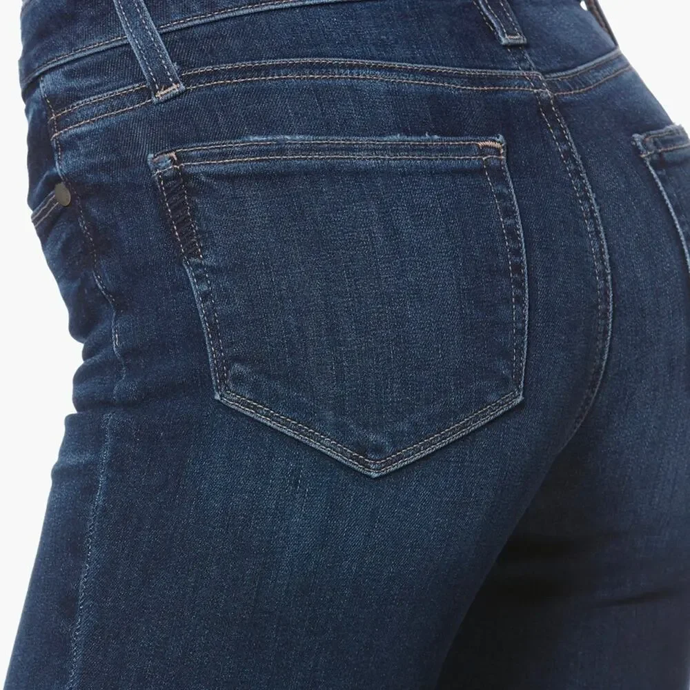 Paige Denim Colette Crop Flare - Palma Heavy Fray Hem